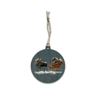 Santa Grizzly Sleigh with Moose: Generic - Souvenirs & Gifts Souvenirs & Gifts Marilynn Dwyer Mason