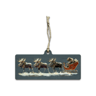Santa Grizzly Sleigh with Moose: Generic - Souvenirs & Gifts Souvenirs & Gifts Marilynn Dwyer Mason