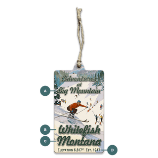 Retro Ski Adventures: Personalized - Souvenirs & Gifts Souvenirs & Gifts Out West Design