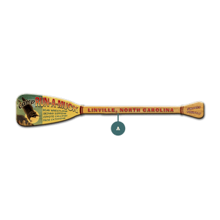 Camp Run-a-Muck Paddle - Paddles & Oars Shaped Wall Art Meissenburg Designs