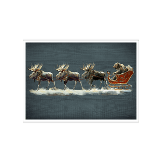 Santa Grizzly Sleigh with Moose: Generic - Souvenirs & Gifts Souvenirs & Gifts Marilynn Dwyer Mason