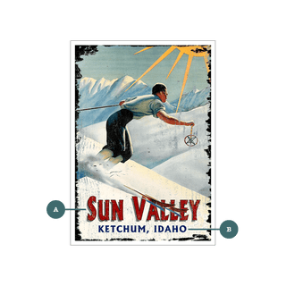 Sun Valley Ski Run: Personalized - Souvenirs & Gifts Souvenirs & Gifts Out West Design