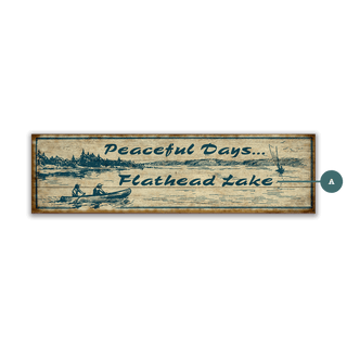 Peaceful Days - Wood & Metal Wall Art Wood & Metal Wall Art Meissenburg Designs Wood 36" x 10.5"