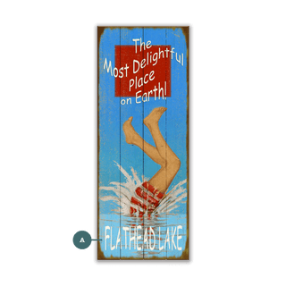 The Most Delightful Place - Wood & Metal Wall Art Wood & Metal Wall Art Meissenburg Designs Wood 7" x 16"