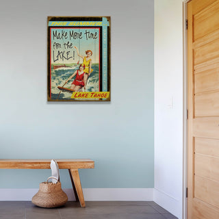 Make More Time for the Lake - Wood & Metal Wall Art Wood & Metal Wall Art Meissenburg Designs