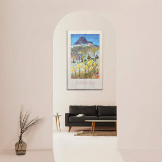 Glacier Jazz - Wood & Metal Wall Art Wood & Metal Wall Art Monte Dolack