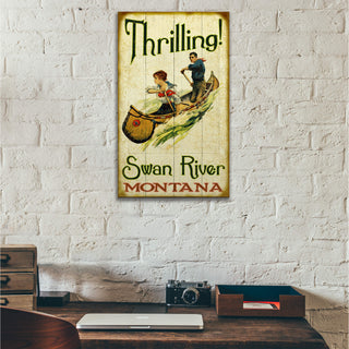 Thrilling River Ride - Wood & Metal Wall Art Wood & Metal Wall Art Meissenburg Designs