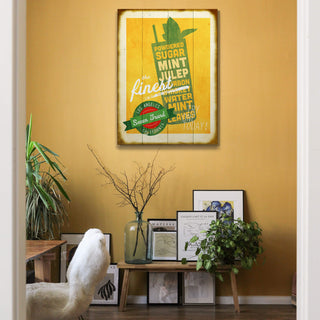 The Finest Mint Juleps - Wood & Metal Wall Art Wood & Metal Wall Art Meissenburg Designs