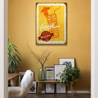 The Finest Mai Tais - Wood & Metal Wall Art Wood & Metal Wall Art Meissenburg Designs