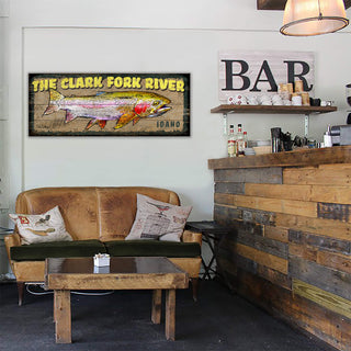 The Spirit of the Trout - Wood & Metal Wall Art Wood & Metal Wall Art Ed Anderson