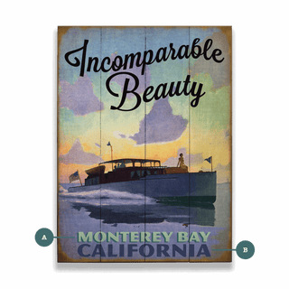 Incomparable Beauty - Wood & Metal Wall Art Wood & Metal Wall Art Meissenburg Designs Wood 9" x 12"