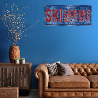 Après-Ski Rituals: Generic - Wood & Metal Wall Art Wood & Metal Wall Art Meissenburg Designs