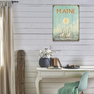 Sun-Kissed Sails - Wood & Metal Wall Art Wood & Metal Wall Art Meissenburg Designs