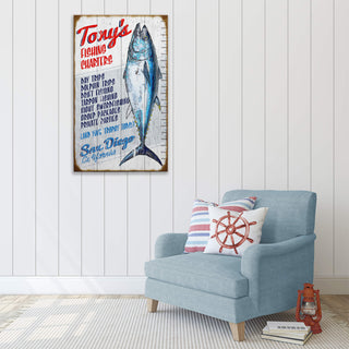 Trophy Fishing Charters - Wood & Metal Wall Art Wood & Metal Wall Art Ed Anderson