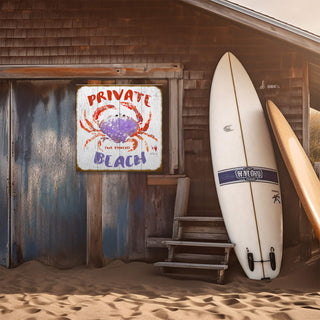 Private Beach - Wood & Metal Wall Art Wood & Metal Wall Art FishAye Trading Company