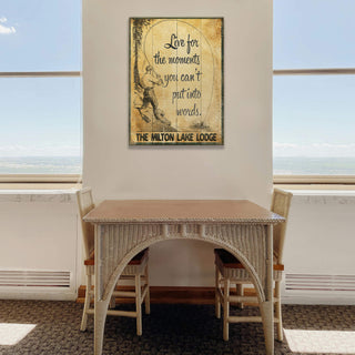 Live for Moments You Can't Put Into Words - Wood & Metal Wall Art Wood & Metal Wall Art Meissenburg Designs