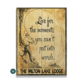 Live for Moments You Can't Put Into Words - Wood & Metal Wall Art Wood & Metal Wall Art Meissenburg Designs Wood 9" x 12"