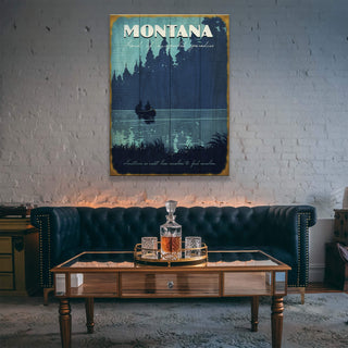 Land of Unspoiled Paradise - Wood & Metal Wall Art Wood & Metal Wall Art Meissenburg Designs