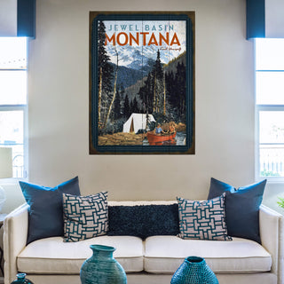 Find Yourself Canoe Camping - Wood & Metal Wall Art Wood & Metal Wall Art Meissenburg Designs