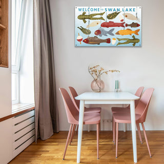 Lake Life Lures - Wood & Metal Wall Art Wood & Metal Wall Art Meissenburg Designs