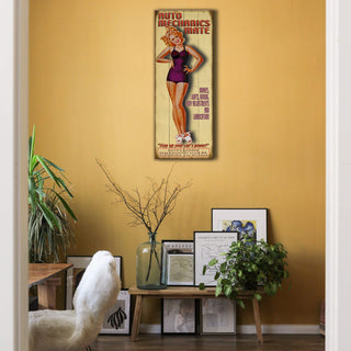 Auto Mechanic's Mate - Wood & Metal Wall Art Wood & Metal Wall Art Meissenburg Designs