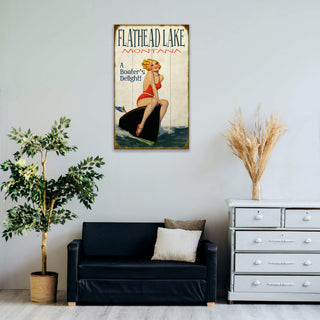 A Boater's Delight - Wood & Metal Wall Art Wood & Metal Wall Art Meissenburg Designs