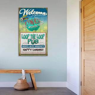 Loop the Loop Pub: Generic - Wood & Metal Wall Art Wood & Metal Wall Art Meissenburg Designs