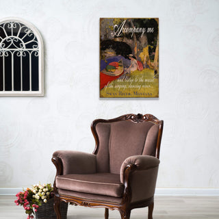 Accompany Me to the River: Personalized - Wood & Metal Wall Art Wood & Metal Wall Art Meissenburg Designs