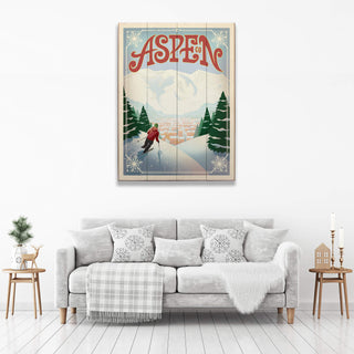 Aspen, Colorado - Wood & Metal Wall Art Wood & Metal Wall Art Anderson Design Group