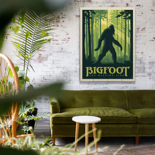 Bigfoot: The Missing Link - Wood & Metal Wall Art Wood & Metal Wall Art Anderson Design Group