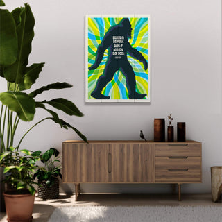 Bigfoot: I Believe - Wood & Metal Wall Art Wood & Metal Wall Art Anderson Design Group