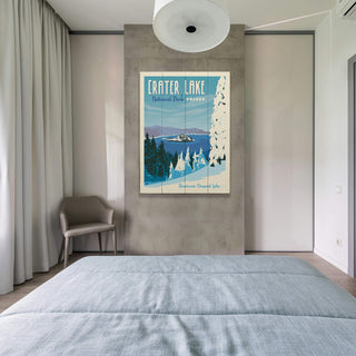 Crater Lake: Oregon’s Crown Jewel - Wood & Metal Wall Art Wood & Metal Wall Art Anderson Design Group