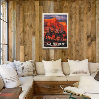 Capitol Reef National Park: Happy Trails - Wood & Metal Wall Art Wood & Metal Wall Art Anderson Design Group