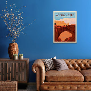Capitol Reef National Park: Cassidy Arch - Wood & Metal Wall Art Wood & Metal Wall Art Anderson Design Group
