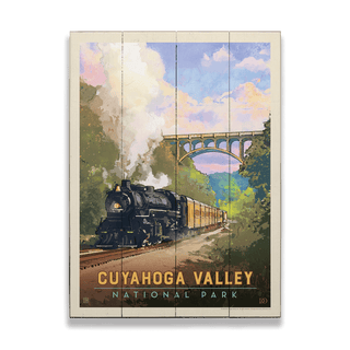 Cuyahoga Valley National Park: Historic Railway - Wood & Metal Wall Art Wood & Metal Wall Art Anderson Design Group