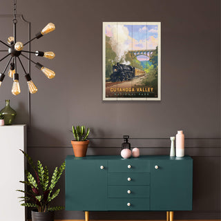 Cuyahoga Valley National Park: Historic Railway - Wood & Metal Wall Art Wood & Metal Wall Art Anderson Design Group
