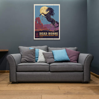Dead Horse: Canyonland's Phantom Herd - Wood & Metal Wall Art Wood & Metal Wall Art Anderson Design Group