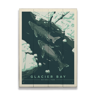 Glacier Bay National Park: Whale Watching - Wood & Metal Wall Art Wood & Metal Wall Art Anderson Design Group