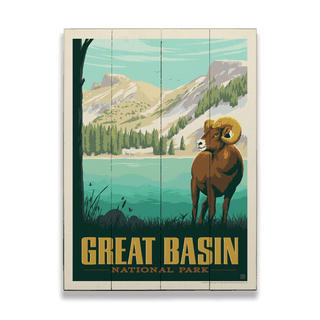 Great Basin National Park: Bighorn Sheep - Wood & Metal Wall Art Wood & Metal Wall Art Anderson Design Group