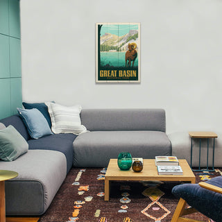 Great Basin National Park: Bighorn Sheep - Wood & Metal Wall Art Wood & Metal Wall Art Anderson Design Group