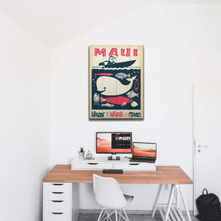 Havin' a Whale of a Time! - Wood & Metal Wall Art Wood & Metal Wall Art Anderson Design Group
