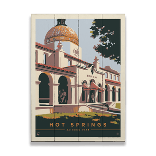 Hot Springs National Park: Quapaw Baths - Wood & Metal Wall Art Wood & Metal Wall Art Anderson Design Group