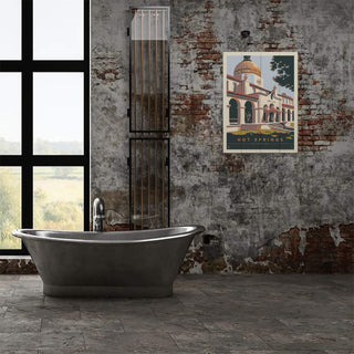 Hot Springs National Park: Quapaw Baths - Wood & Metal Wall Art Wood & Metal Wall Art Anderson Design Group