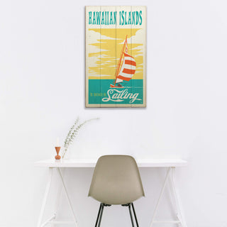 I'd Rather Be Sailing - Wood & Metal Wall Art Wood & Metal Wall Art Anderson Design Group