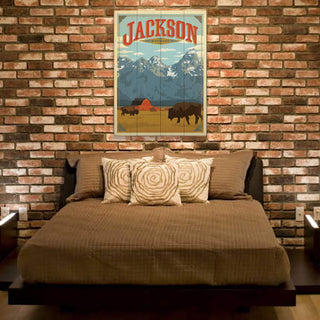 Jackson, Wyoming - Wood & Metal Wall Art Wood & Metal Wall Art Anderson Design Group