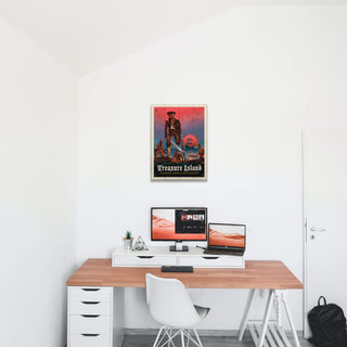Literary Classic: Treasure Island - Wood & Metal Wall Art Wood & Metal Wall Art Anderson Design Group