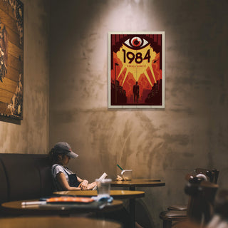 Literary Classic: 1984 - Wood & Metal Wall Art Wood & Metal Wall Art Anderson Design Group