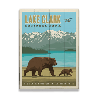 Lake Clark National Park: Chinitna Bay - Wood & Metal Wall Art Wood & Metal Wall Art Anderson Design Group
