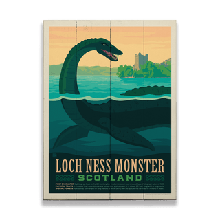 Loch Ness Monster - Wood & Metal Wall Art Wood & Metal Wall Art Anderson Design Group