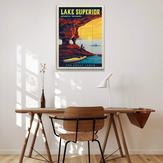 Lake Superior and Apostle Islands - Wood & Metal Wall Art Wood & Metal Wall Art Anderson Design Group